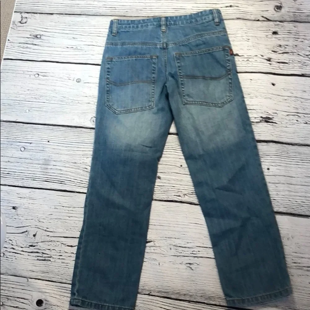 Tea Collection unisex light wash denim jeans - 12 Y